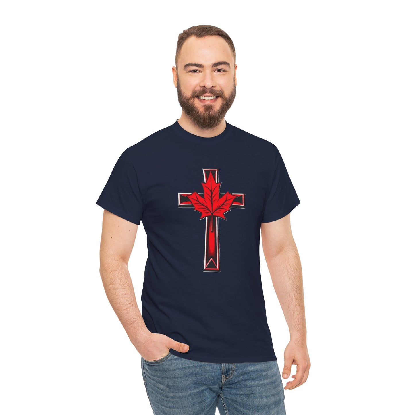 Faith and Flag - Men's Christian T-Shirt
