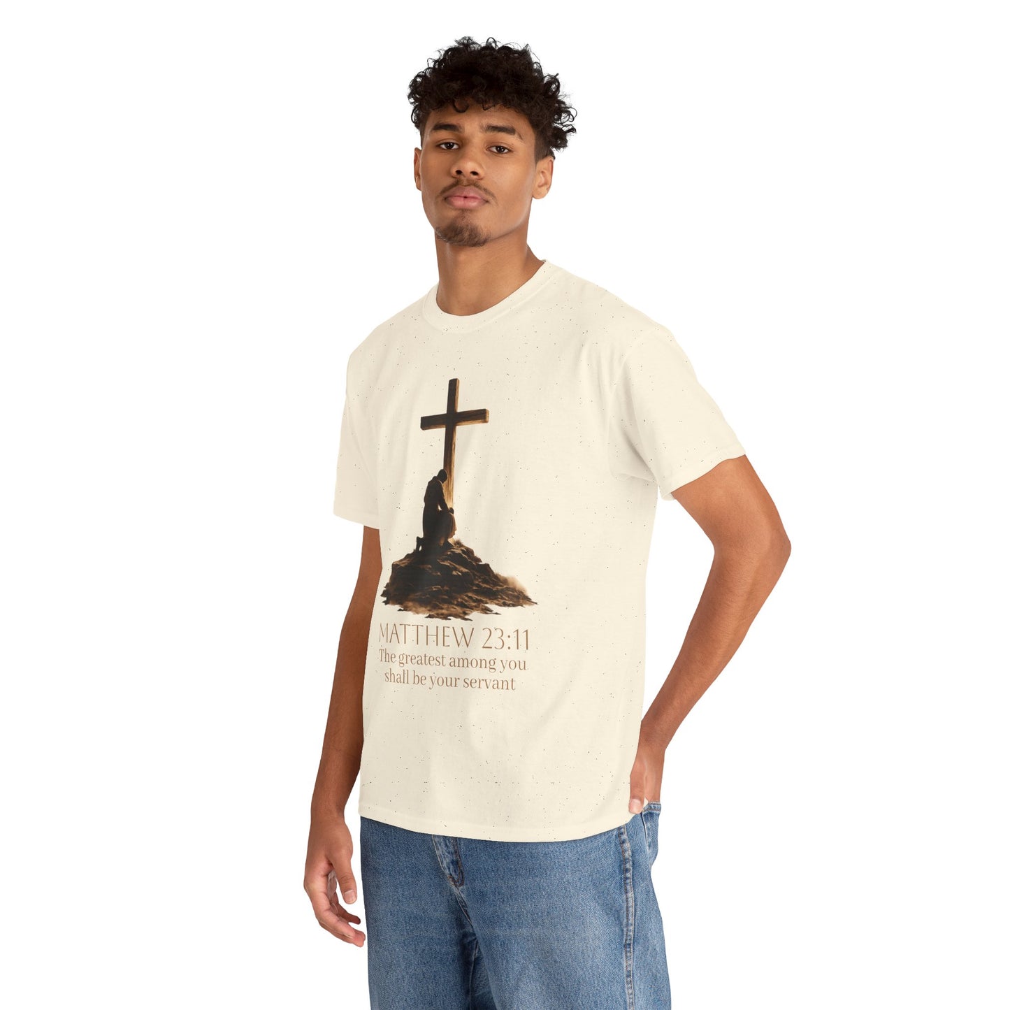 Humble Servant - Men's Christian T-Shirt (Front Design)