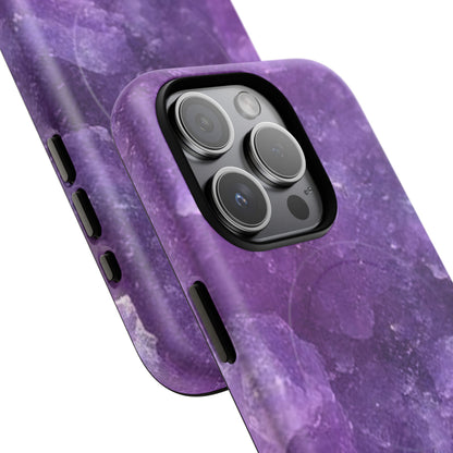 Spiritually Refined – Amethyst Crystal iPhone Magnetic Tough Case