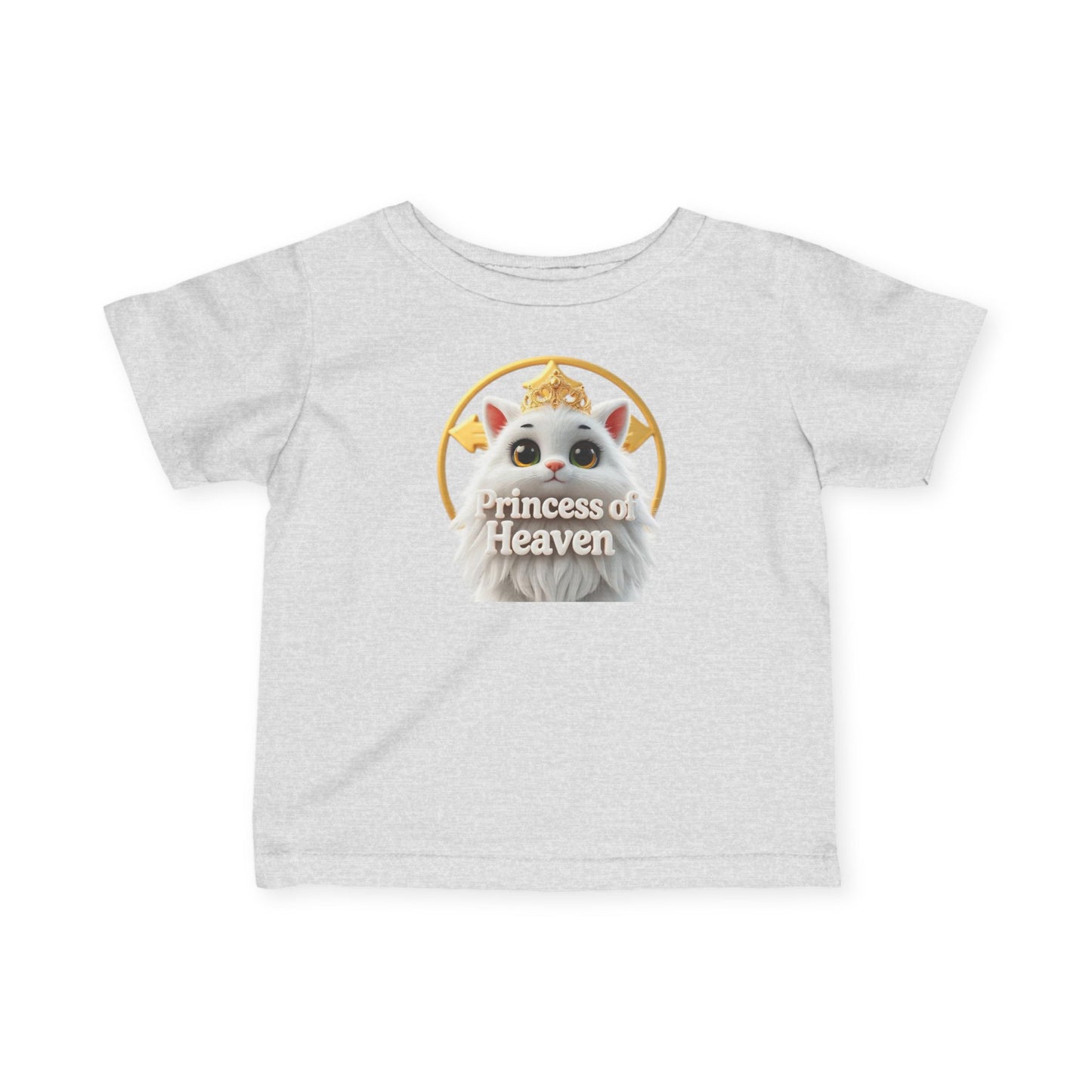 Infant Girls’ “Princess of Heaven” Christian T-Shirt – Baby Faith Tee