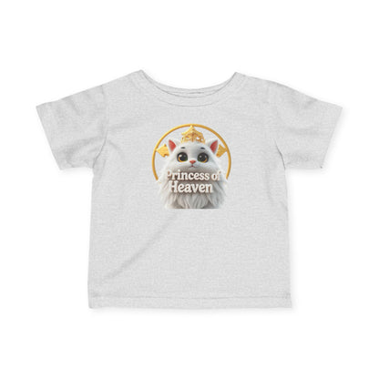 Infant Girls’ “Princess of Heaven” Christian T-Shirt – Baby Faith Tee