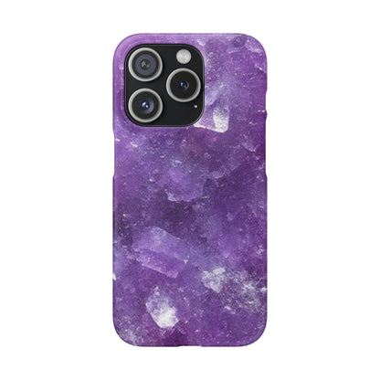 Amethyst Crystal Finish iPhone Snap Case