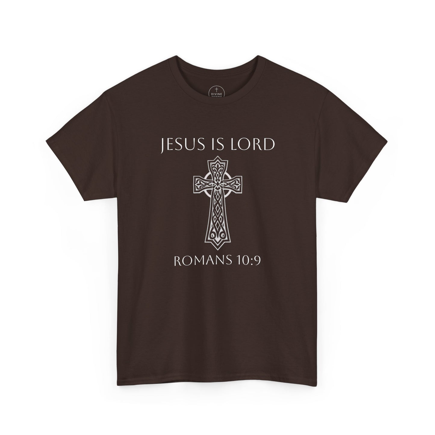 Jesus Is Lord – Men’s Christian Tee (White Lettering)