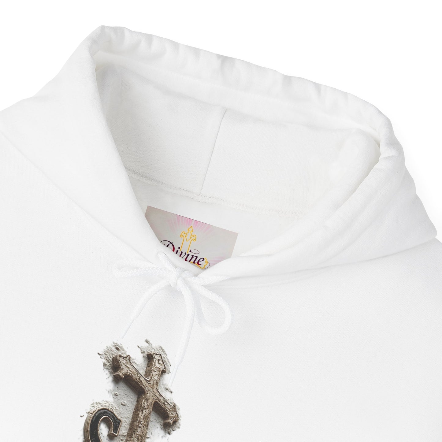 Soon: Revelation 22:12 Cross Hoodie – Men’s Christian Faithwear (Dark Lettering)