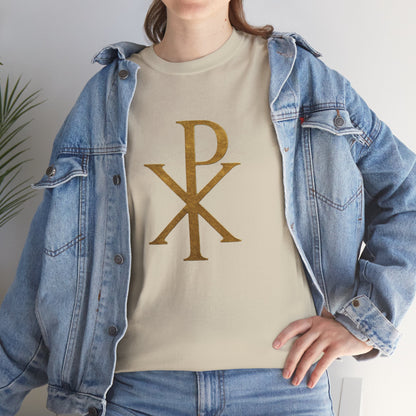 Chi Rho (Gold) - Women's Christian T-Shirt
