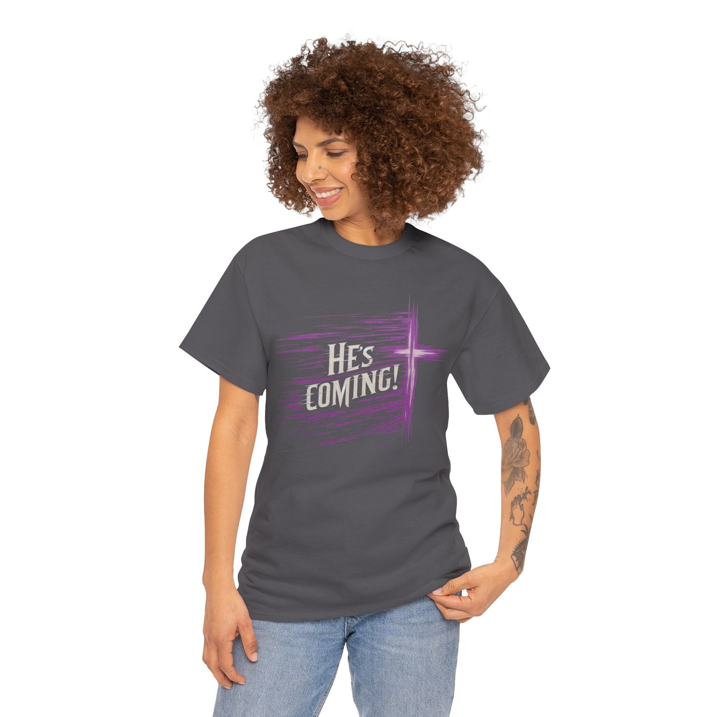 He’s Coming – Bold Christian Women’s Tee