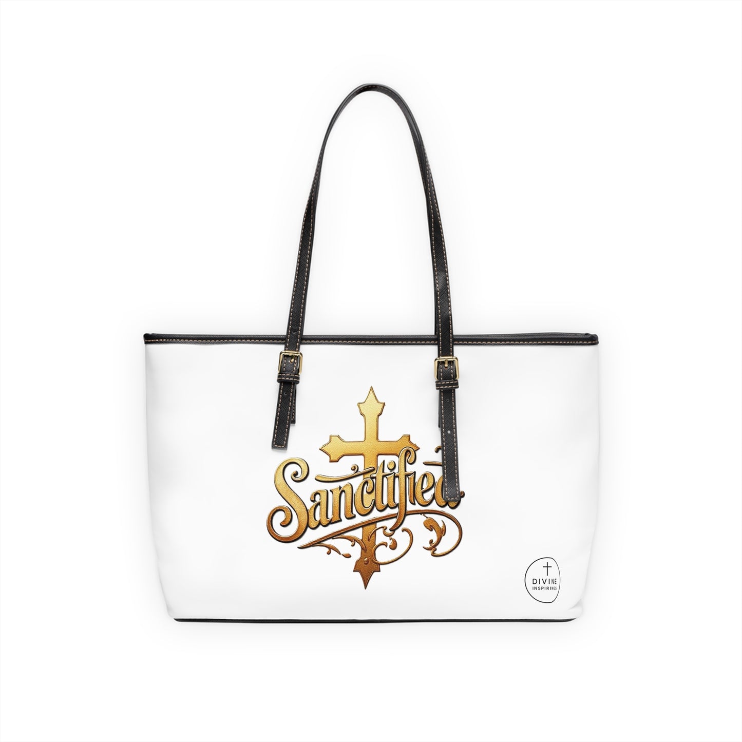 Sanctified Shoulder Bag – Bold Elegance with a Spiritual Touch