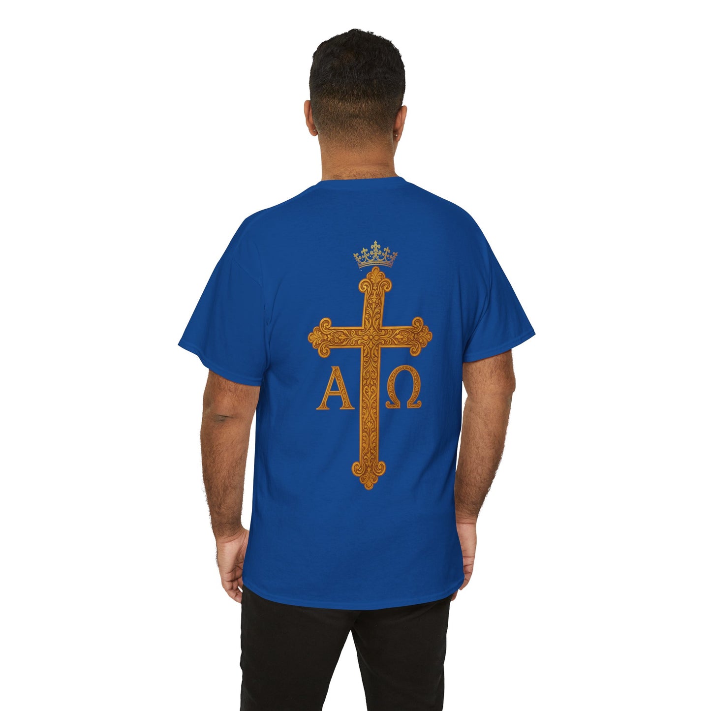 Christ Is King – Lion & Cross Men’s Christian Tee