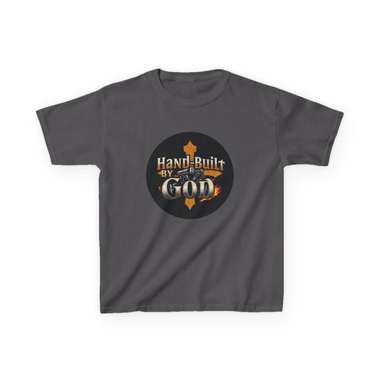 Hand Built By God – Rugged Faith Engine Tee (Heavy Cotton)