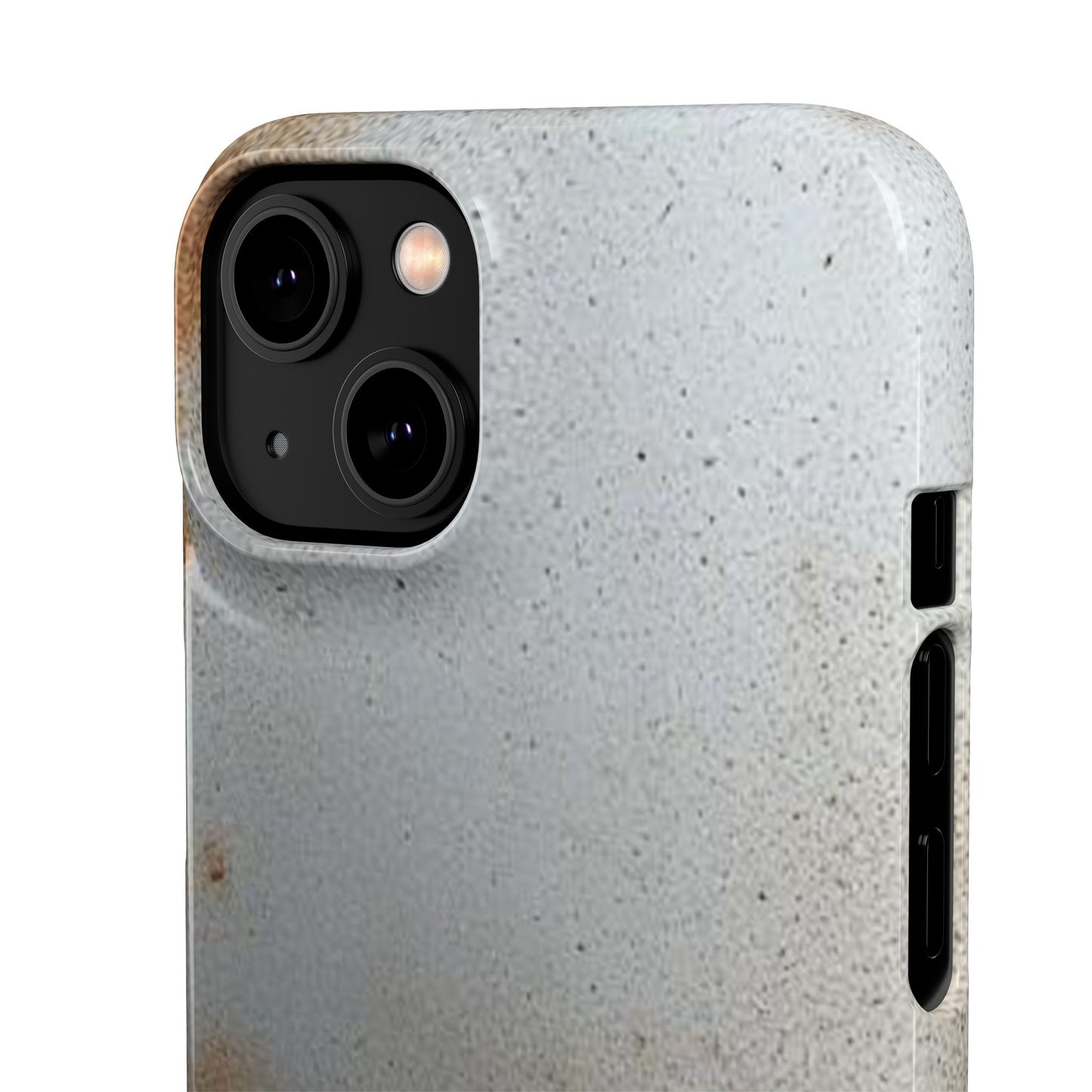 Old Steel Finish iPhone Snap Case