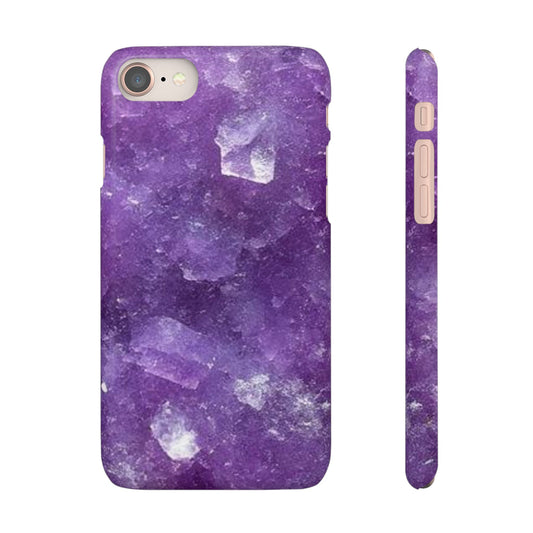 Amethyst Crystal Finish iPhone Snap Case