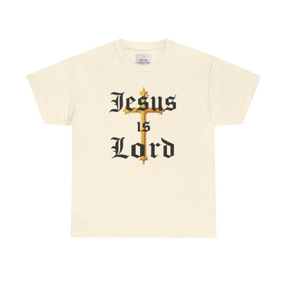 Jesus is Lord with Cross - Women's Christian T-Shirt