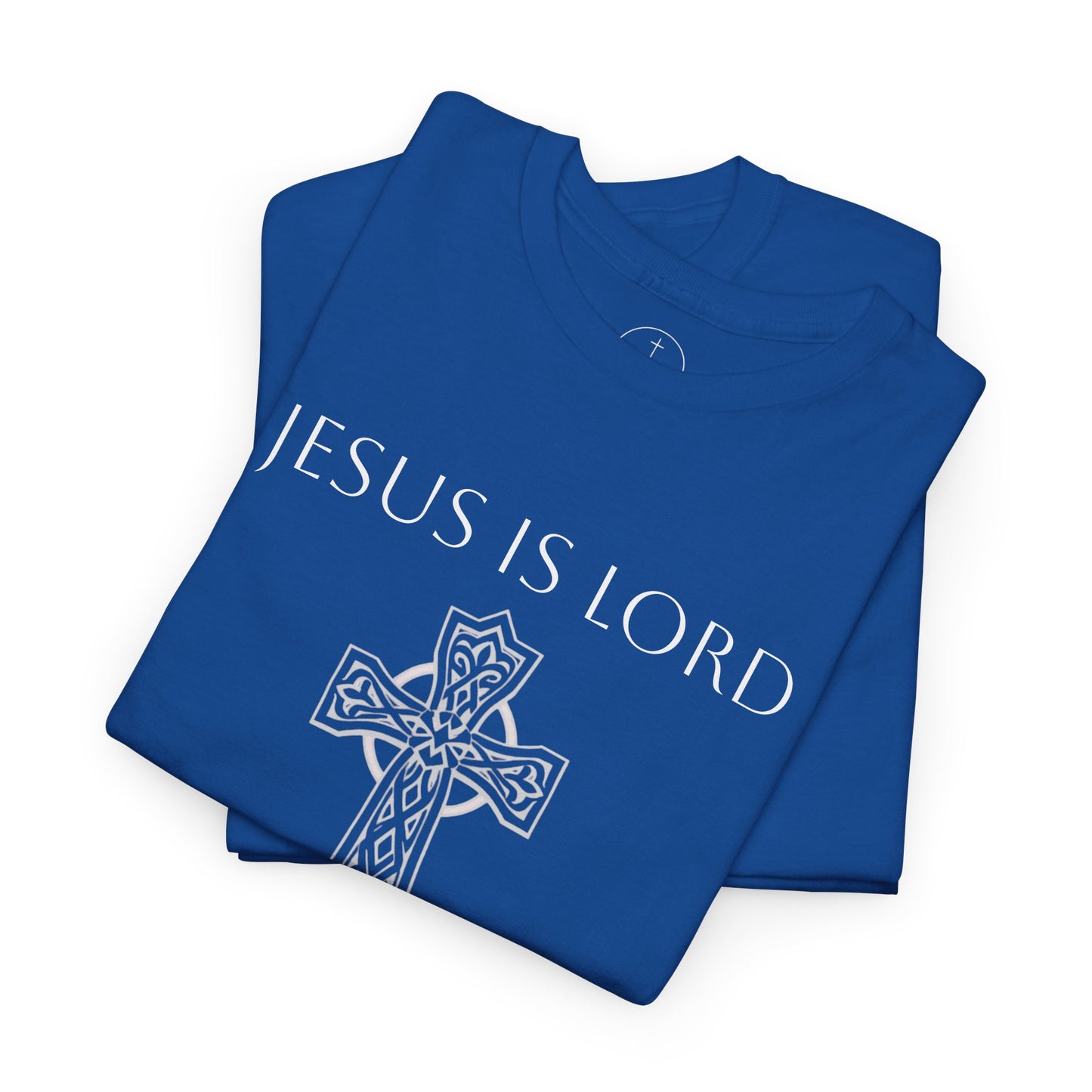 Jesus Is Lord – Men’s Christian Tee (White Lettering)