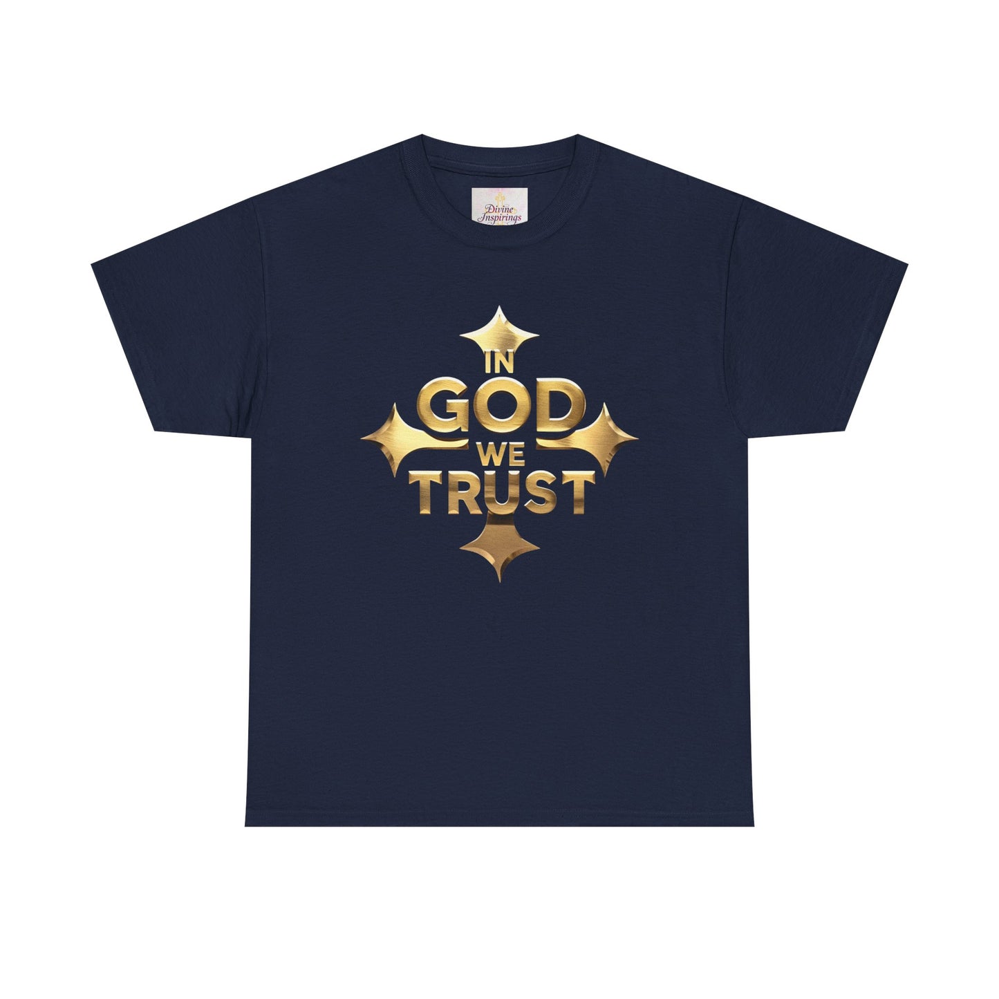 In God We Trust (Gold)- Woman's Christian T-Shirt