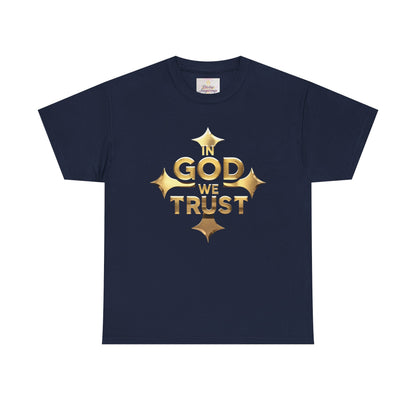 In God We Trust (Gold)- Woman's Christian T-Shirt