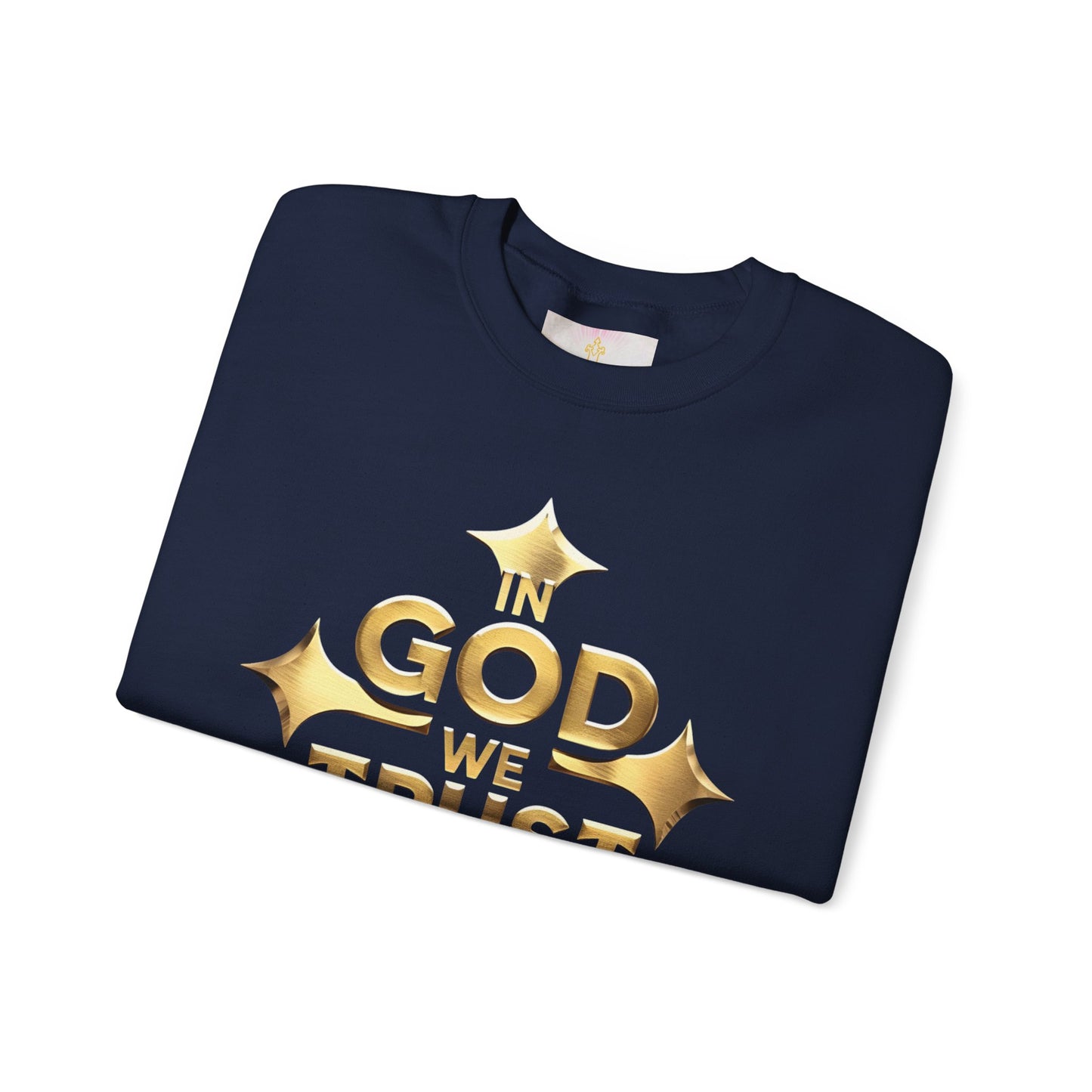 In God We Trust (Gold) - Women’s Christian Sweatshirt