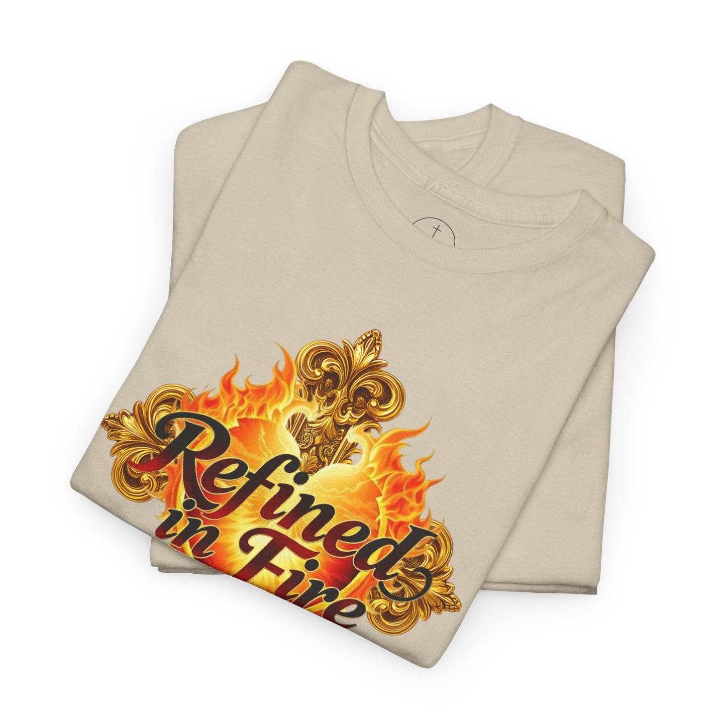 Refined in Fire — Men's Ornate Christian T-Shirt