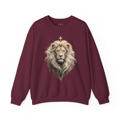 Christ is King (Lion of Judah) - Men's Christian Sweatshirt