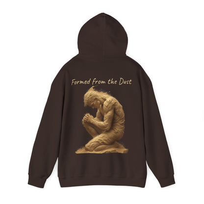 Formed from the Dust (Light Lettering) | Men’s Christian Hoodie with Genesis 2:7