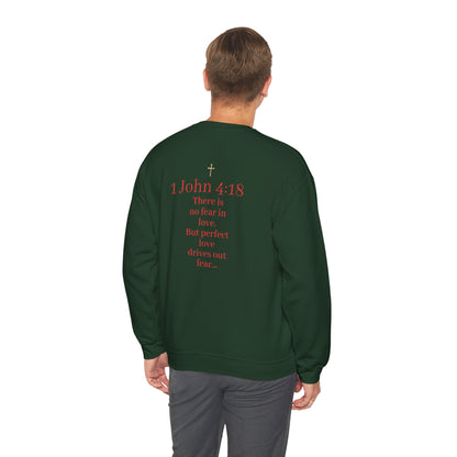 Fearless Love Men’s Sweater – Courage in Faith