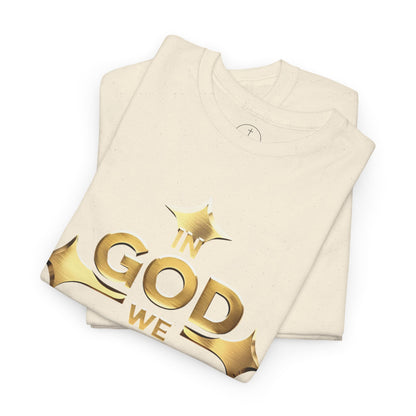 In God We Trust (Gold)- Men's Christian T-Shirt