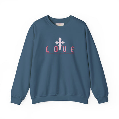 Fearless Love Men’s Sweater – Courage in Faith
