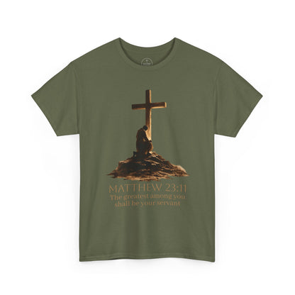 Humble Servant - Men's Christian T-Shirt (Front Design)