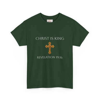 Daughter of the King Women’s Scripture Tee – Christ is King (Revelation 19:16) (White Lettering)