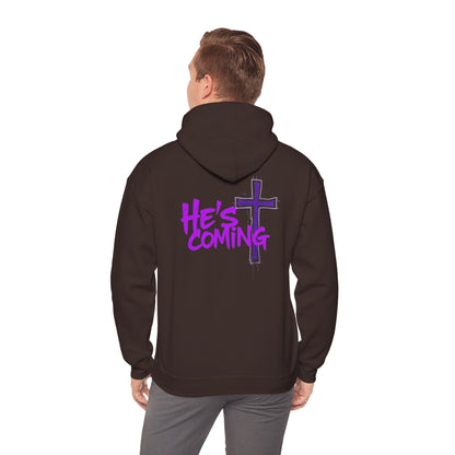 He’s Coming Men’s Christian Streetwear Hoodie
