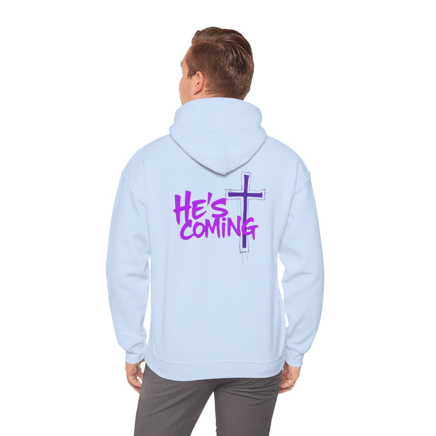 He’s Coming Men’s Christian Streetwear Hoodie