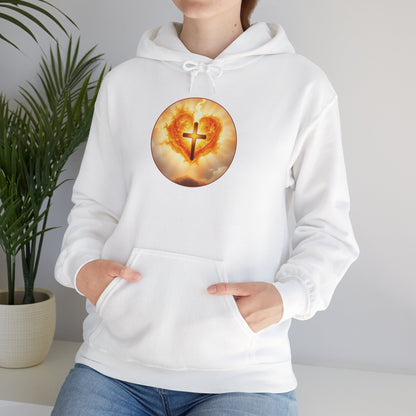 Women’s Sacred Heart Hoodie – Faith-Inspired Spiritual Pullover