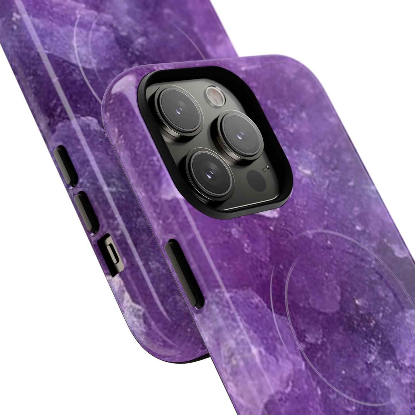 Spiritually Refined – Amethyst Crystal iPhone Magnetic Tough Case