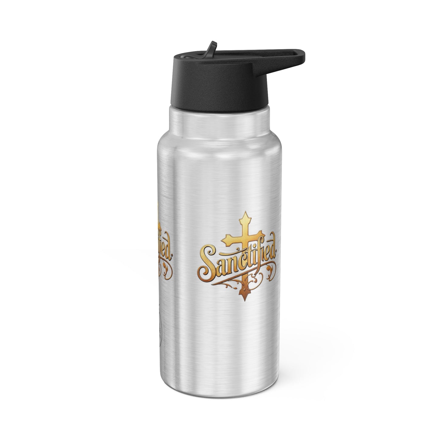 Sanctified Stainless Steel Gator Tumbler – Bold Faith Hydration