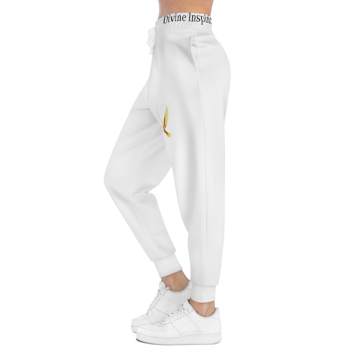 Peaceful Spirit Women's Jogging Pants with Dove in Flight Design