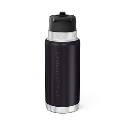 Faith Fueled – Nuclear Energy Stainless Steel Bottle (Black)