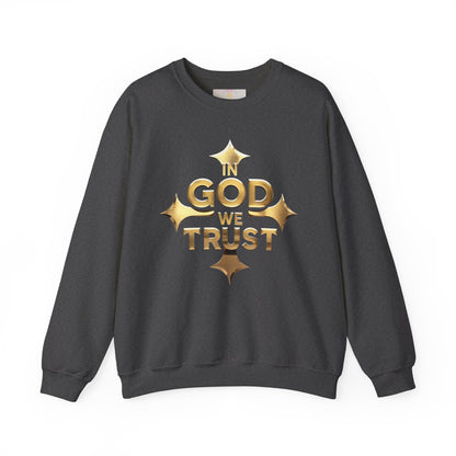 In God We Trust (Gold) - Women’s Christian Sweatshirt