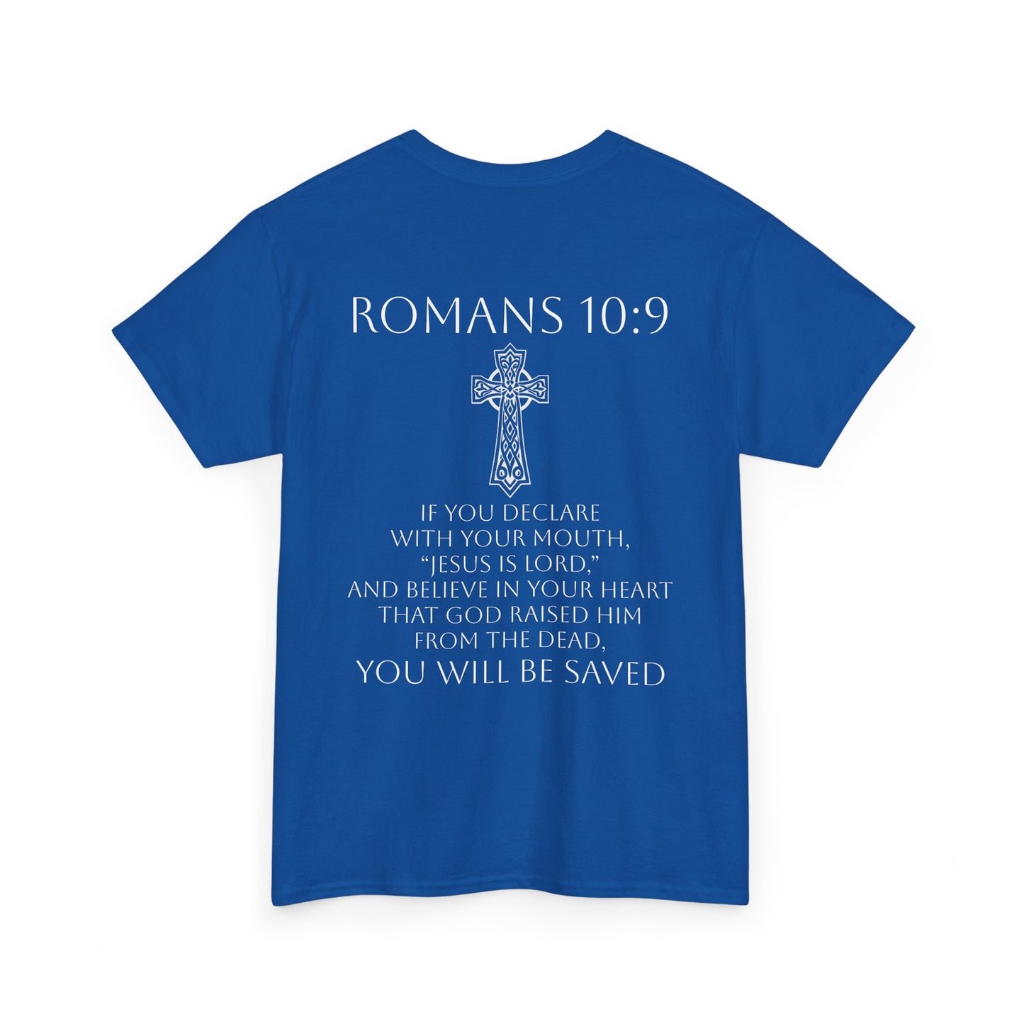 Jesus Is Lord – Men’s Christian Tee (White Lettering)