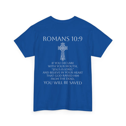 Jesus Is Lord – Men’s Christian Tee (White Lettering)