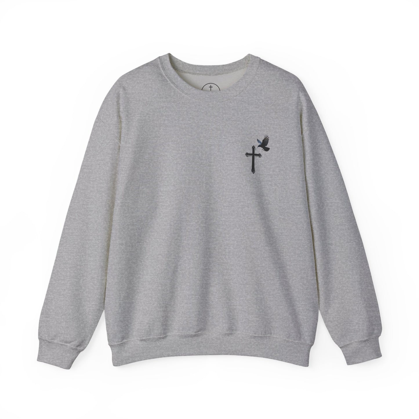 God’s Grace: Cross & Ravens Men's Sweatshirt
