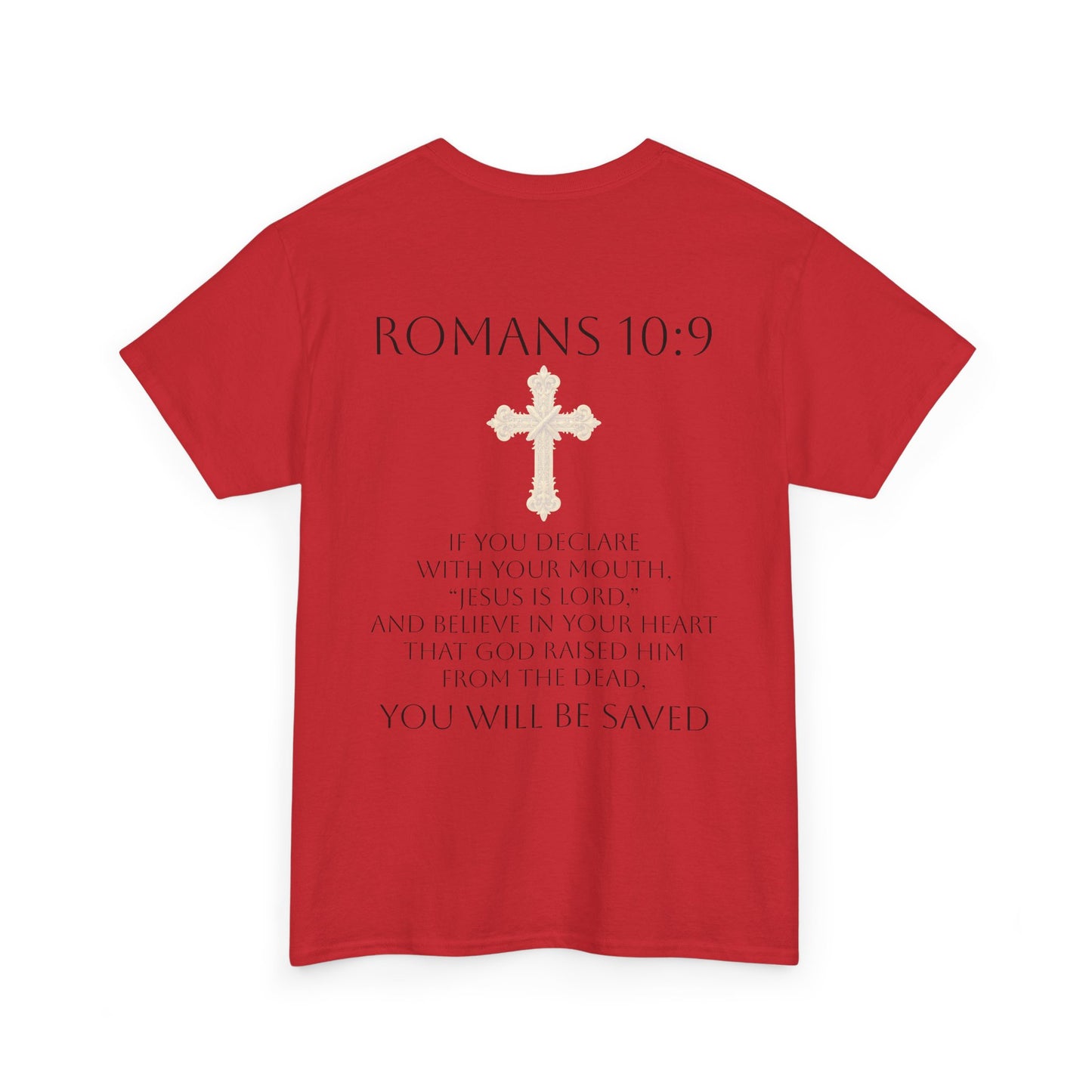Jesus Is Lord – Men’s  Christian Tee (Dark Lettering)