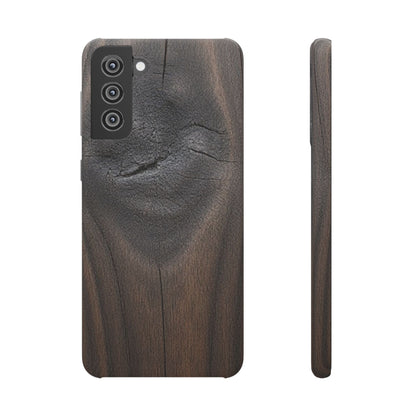 Dark Wood Grain Samsung Snap Case