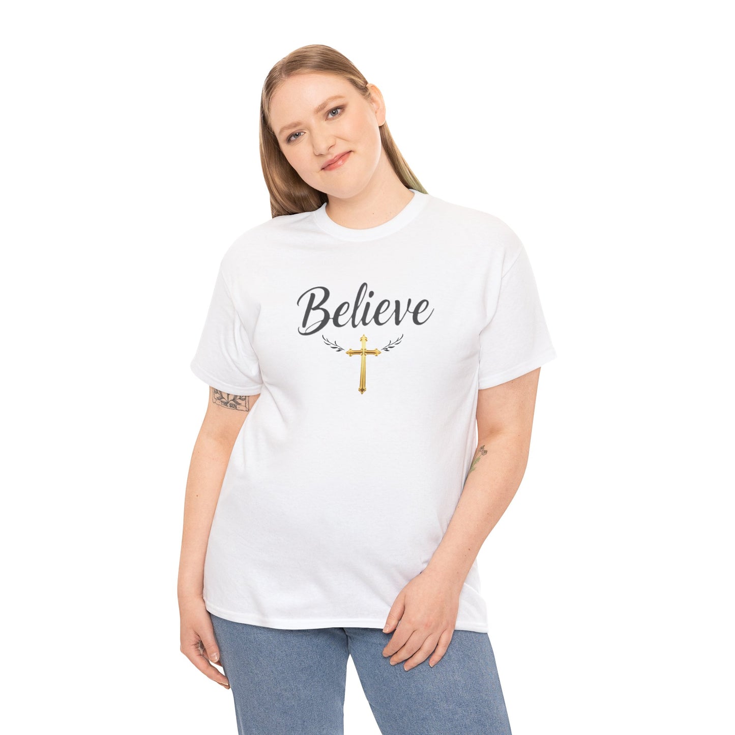 Believe- Woman's Christian T-Shirt