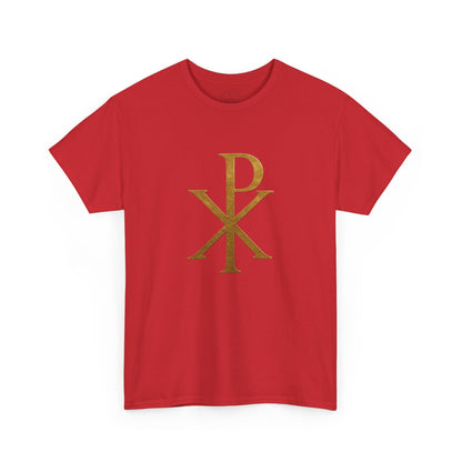 Chi Rho (Gold) - Men's Christian T-Shirt