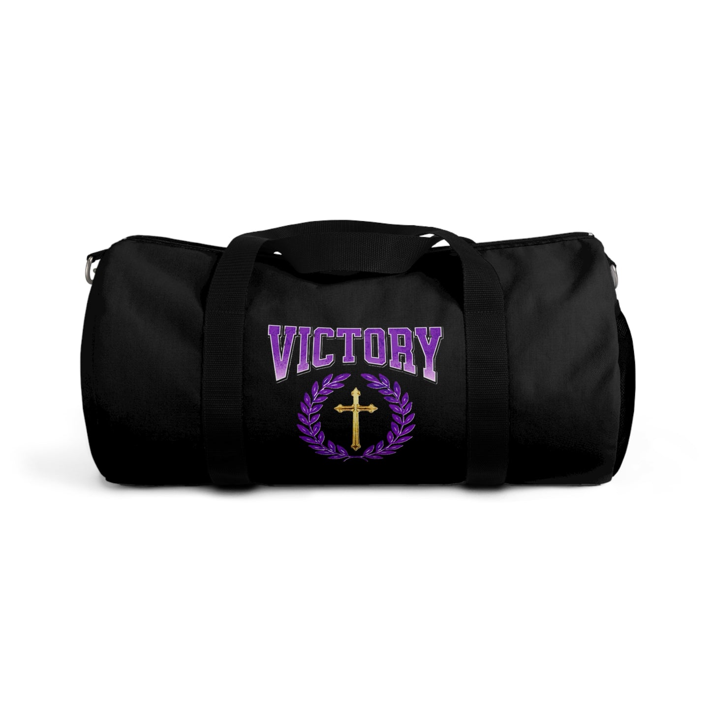 Victory in Every Step in Black – Duffel Bag