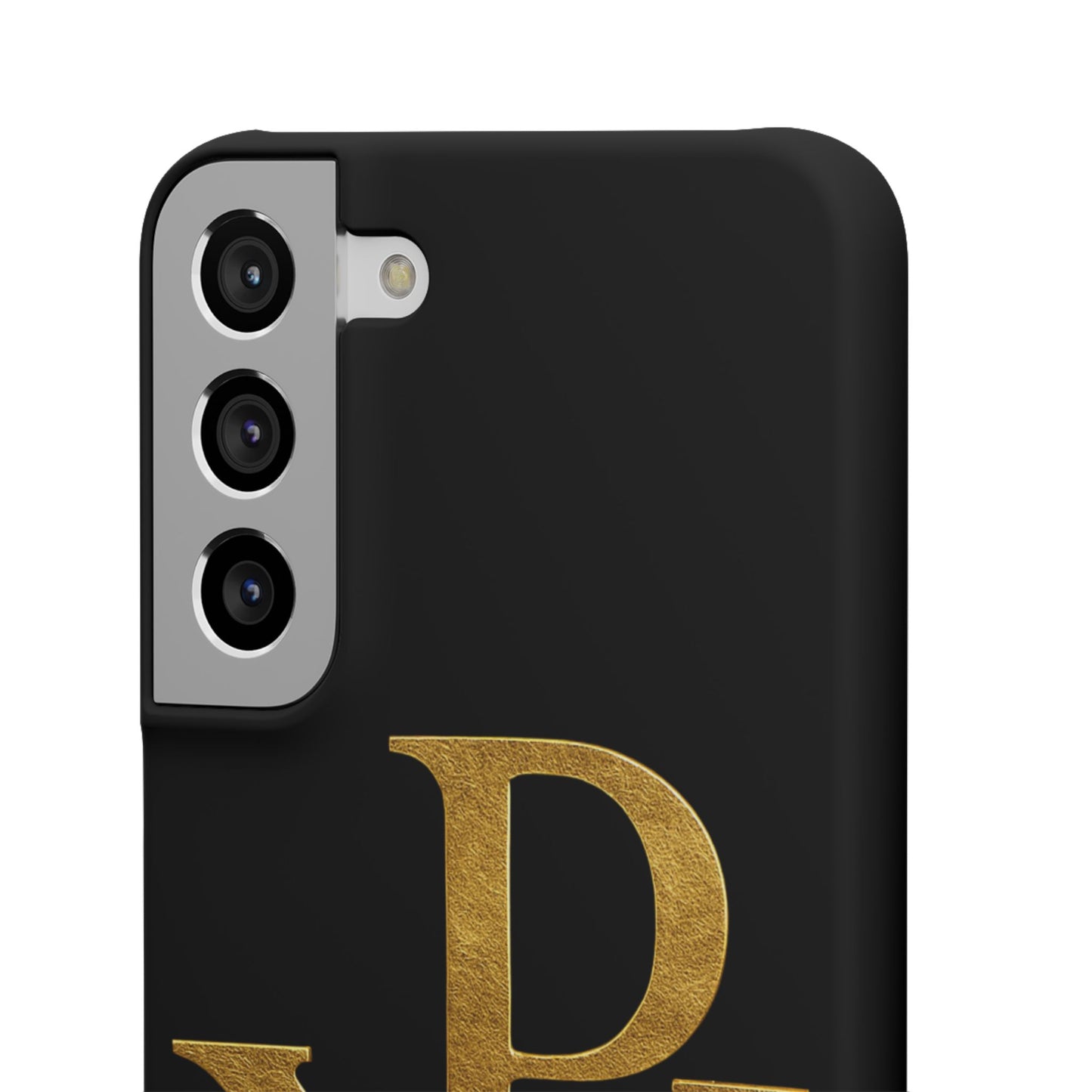 Our Eternal Hope in Christ - Black Chi Rho Snap Case for Samsung