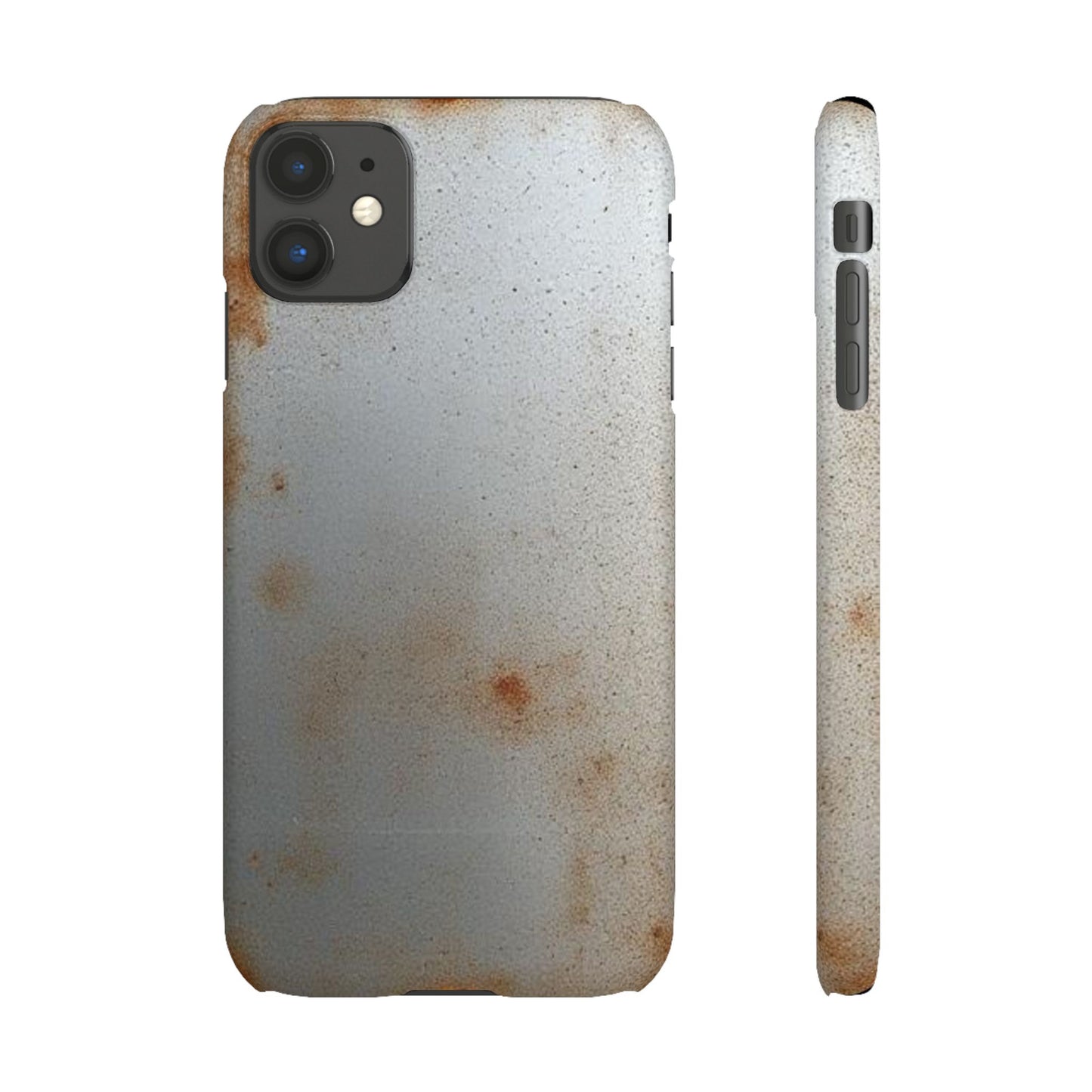 Old Steel Finish iPhone Snap Case