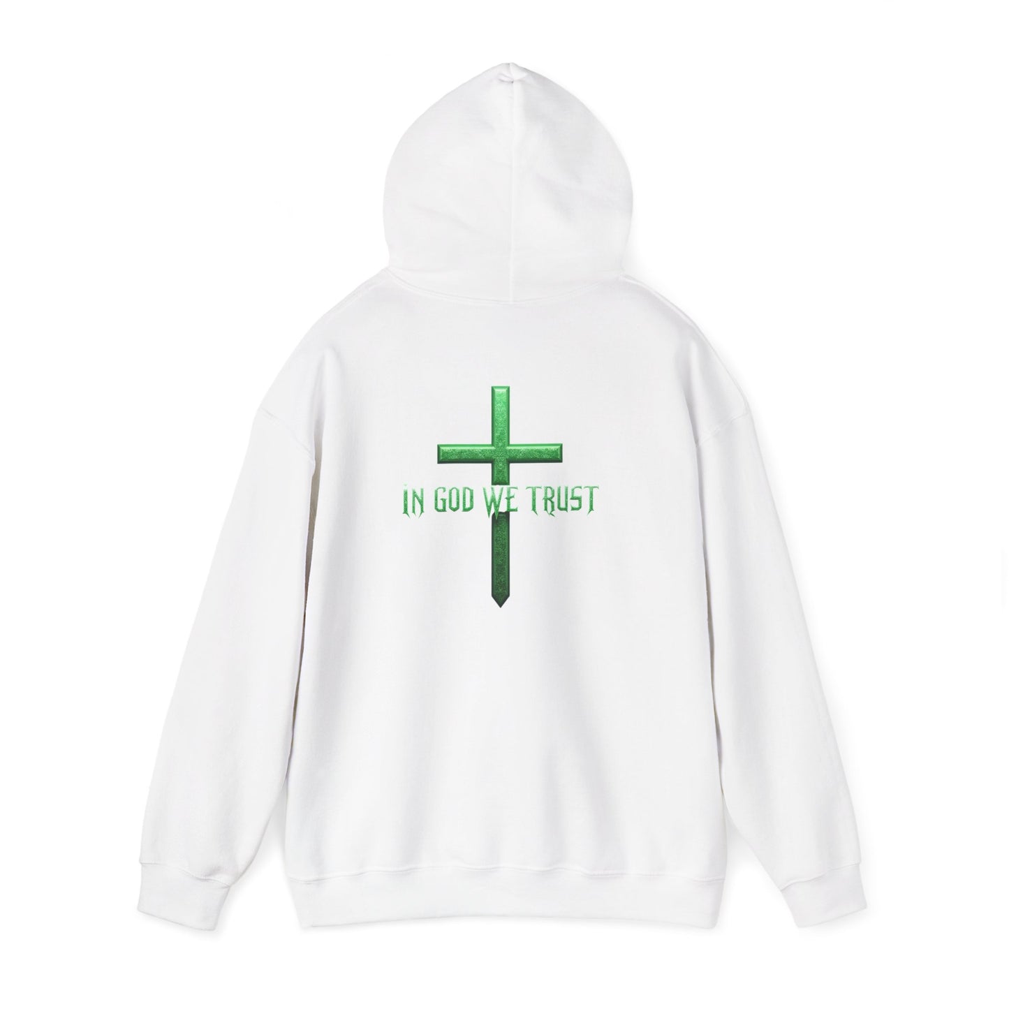 In God We Trust - Women's Christian Hoodie (Green Design)
