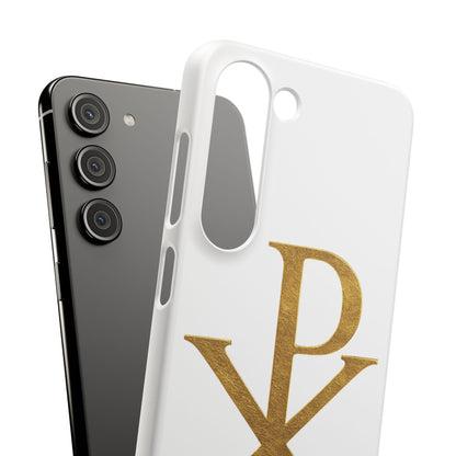 White Chi Rho Snap Case for Samsung – Guiding Light