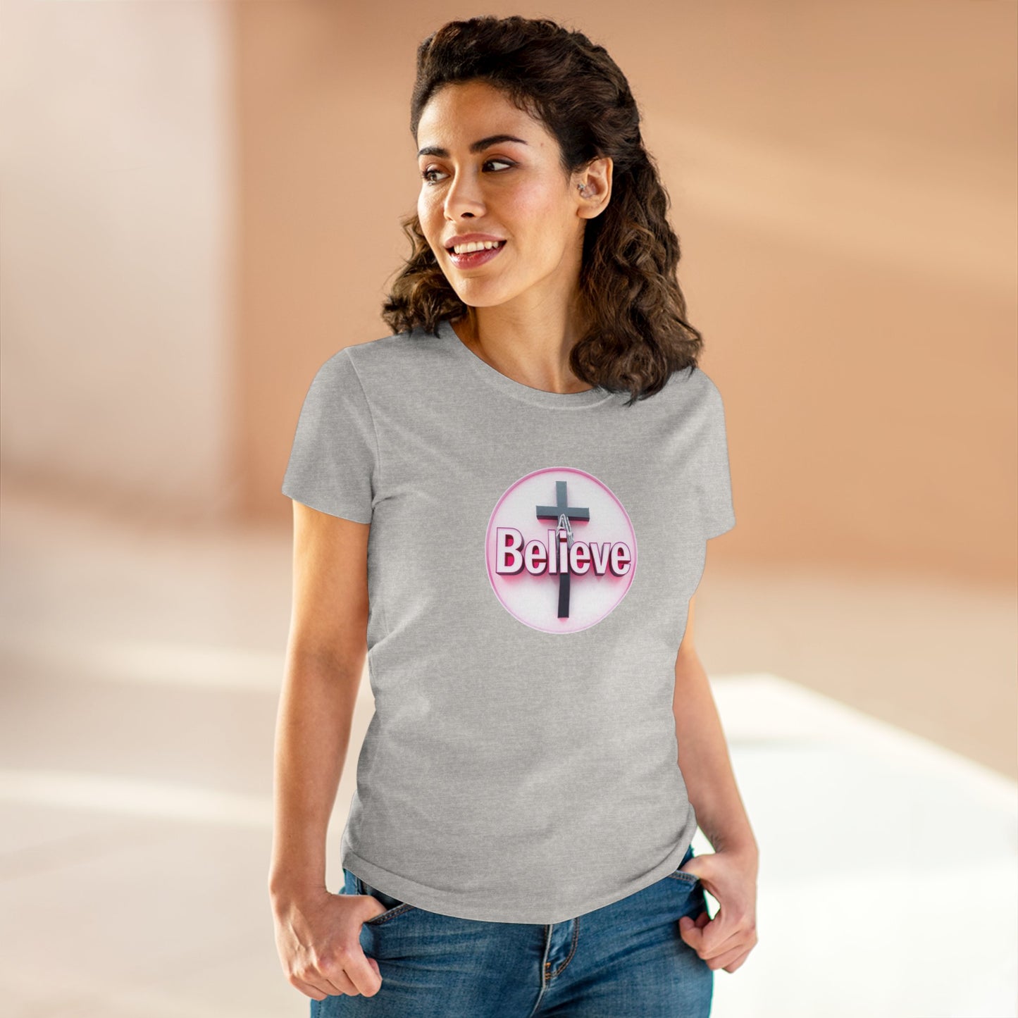 Believe | Women’s Christian T-Shirt with John 11:40