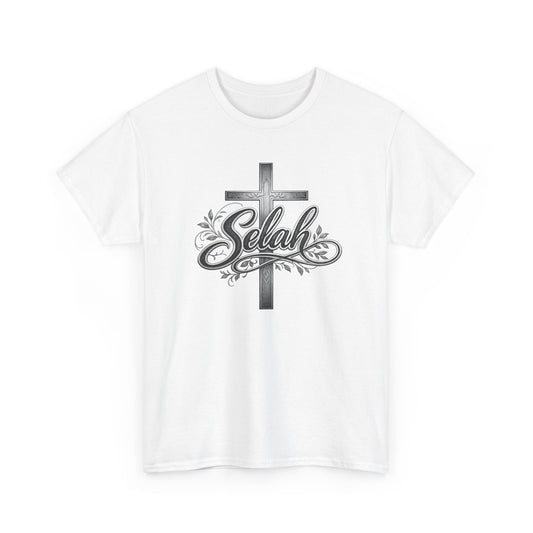 Selah Cross Tee — Men's Christian T‑Shirt